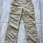 The North Face Womens Convertible Hiking Pants Size 14 Nylon Beige Photo 0