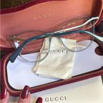 Gucci Authentic 53mm Semi cat eye Acetate/Metal Optical Glasses New🔥 Photo 5
