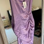 Cider Purple Dress with slit on leg Photo 0