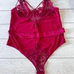 Oh La La Cheri Lace Underwire Teddy Size 1X Red Photo 0