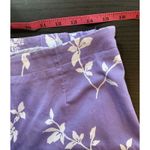 Koret Pants Women's 8 Stretch Zipper‎ Purple Floral Office Church 19" Inseam Size 28 Photo 9