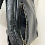 Elliott Lucca Black and Brown Leather Backpack Photo 3