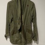 Anthropologie Hei Hei Slouchy Utility Jacket Lace Detail Small Photo 2