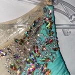 Rachel Allan Green Formal Size 0 Aqua Photo 5