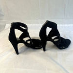 Audrey Brooke Audrey Brook Sequin Black High Heel Pumps Women's Size 8 Photo 5