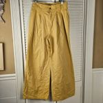Urban Outfitters  Womens Yellow Evon Wide Leg Trouser Pants 6 Photo 2