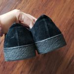 Versace Vintage Gianni  Black Chic Edgy Preppy Feminine Suede Loafers Size 5.5 Photo 4