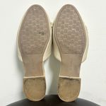 Birdies Champagne Pale Gold Dupioni Satin Pom Poms Songbird Slip On Mules 8.5 Photo 6