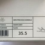 Charlotte Olympia NIB Semi-precious rhinestone suede flat Sandal 35.5 US 5.5 Photo 14