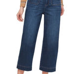 Talbots  Flawless High Waist Wide Crop‎ Jeans Curvy Fit Denim Women Size 12 Photo 0