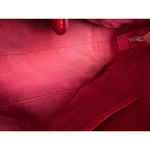 Coach  Red Pebbled Leather Remi Satchel Structured Zip Double Handles Photo 8