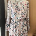 EXPRESS  light pink floral long sleeve dress Photo 2