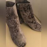 Zigi Soho women gray paisley velvet heel boots US 9.5 Photo 9
