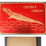 Vintage Authentic Burgundy Croc Shoulder Bag Red Photo 14