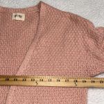 BiBi women’s size small dusty pink long knit duster cardigan with pockets Photo 3
