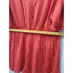 EXPRESS Women's Romper Somcked Waist Shorts Jumpsuit Coral Size XL Photo 5