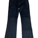 Levi's Women's 545 Flared & Wide Leg Jeans Size 10 Medium Dark Wash Blue Denim Photo 0