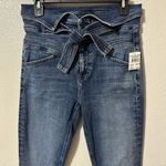 MOTHER The Triple Stack Insider Ankle Jeans In Chick Flick Size 28 Medium Wash Blue Photo 1