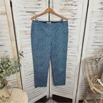 BODEN Women's 12 Abstract Blue Polka Dot Richmond 7/8 Cigarette Trouser Pants Photo 2