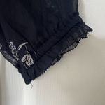 Abercrombie & Fitch Sheer Floral Peasant Top - Size L Photo 1