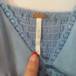 Free People NWT Intimately Light Blue Lace Kiki Slip Dress Sleeveless Women's XS Photo 2