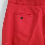 Claudie Pierlot Wool Cuffed Ankle Red Trousers 8 Photo 5