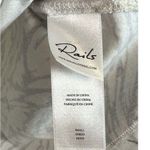 Rails Pocket V - Ivory Short Sleeve T Shirt NEW Grey Animal Print Photo 4