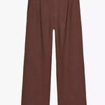 ZARA NWT matching 2 piece top/pants SET- brown pleated pants, off shoulder top Photo 5