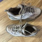 New Balance  Cream and Brown Sneakers Photo 4