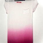 Freeloader Pink Ombré Semi Sheer Tunic Tee Photo 0