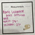 Aerie  Offline Leopard Print Grey & Whjte Legging Medium Photo 6