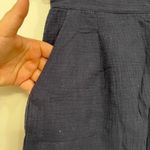 J. McLaughlin  Womens Abbott Shorts Small NWT $138 Pull On Cotton Solid Navy Blue Photo 1