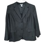 Brooks Brothers 100% Wool Double Button Gray Blazer Size 14 Photo 2