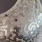 Old Navy Excellent Women Green Sequin Embellished Sleeveless Tank Top Size Large Photo 1