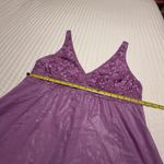 Soma  Purple Lingerie Babydoll Slip Nightie Lace Mesh & Chiffon XXL Photo 4