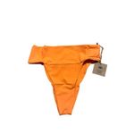 Toast Swim X Free People Signature Banded Waist Bikini Bottom Nectarine Small Orange Photo 5