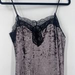 Essue Champagne Velvet Lace Slip Spaghetti Strap Mini Dress Size Small Photo 3
