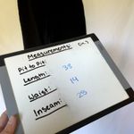 Eddie Bauer stretch black trousers women's pants size 6 cotton side zip comfort Photo 2