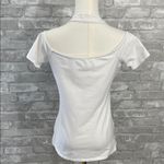 Boston Proper  White Off-Shoulder Halter Top Photo 2