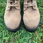 ALLSAINTS Paulina Suede Buckle Boot in Desert Tan- Lugsole Combat Boot Womens 6 Photo 5