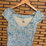 Lilly Pulitzer  Blue And White Sea‎ Shell Print Dress Size XS Photo 2