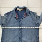 Anthropologie Cloth & Stone Blue Denim Tencel Lyocell Button Up Shirt Size XS Photo 7