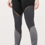 Lululemon Colour Me Ombre Tight *28"Black Full Length Multicolor Athletic 8 Photo 0