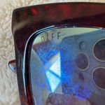 DIFF eyewear  Katelyn Brown Amber Tortoise & Blue Flash Sunglasses Photo 4