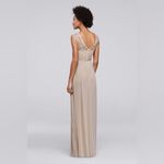 David's Bridal David’s Bridal Bridesmaid Gown Homecoming Prom Dress Size 10 Pink Formal Lace Photo 5