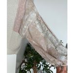 Pilcro Martine Peasant Sleeve Sweater, XS Boho Statement Sleeves Knit, Like New Pink Photo 1