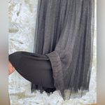 ANINE BING  Pleated Tulle Skirt size XS black metallic Photo 3
