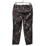 J.Crew Stretch City Fit Paisley Crop Pants Size 2 Beach Preppy Business Casual Photo 1