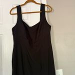 Amsale Black Formal Maxi Dress Gown Event Date Night Wedding Guest Elegant Size 16 Photo 1