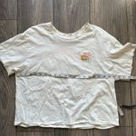 None Big Sur crop top cream 70’s vibe graphic T Photo 5